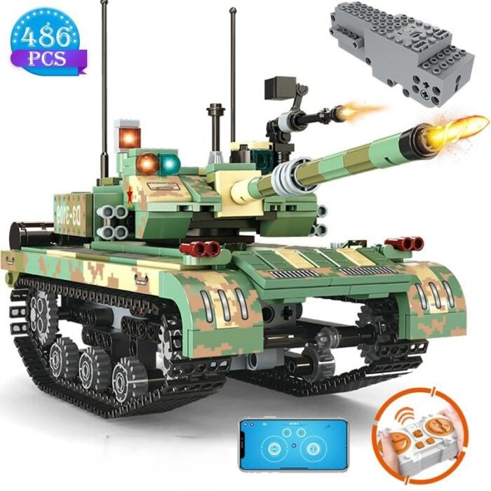 JUGUETE TANQUE LEGO ARMABLE BLUETOOTH